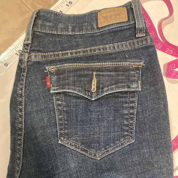 Levi's Perfectly Slimming Boot Cut 512 Jeans 10 Short Medium Cotton Blend - Picture 2 of 16
